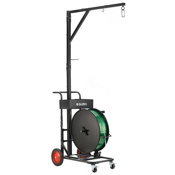 Global Industrial Strapping Dispenser Cart with Tool Balancer 412682 - main